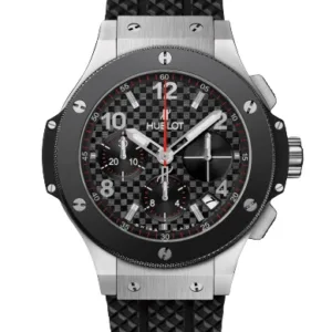 Hublot Big Bang, steel black dial, black bezel