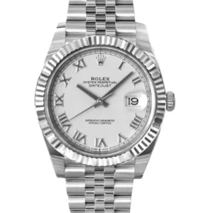 Rolex Datejust 36mm EW Factory Swiss ETA 2836-2 Movement steel white dial roman markers