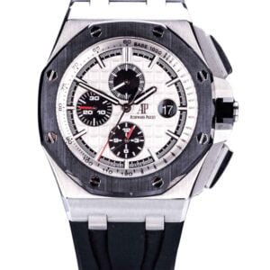 Audemars Piguet Piguet Royal Oak Offshore, white dial, steel case