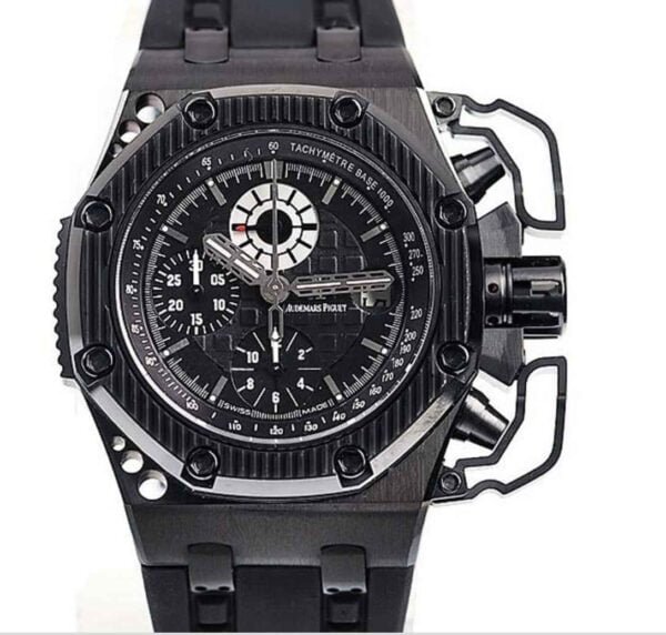 Audemars Piquet Royal Oak Offshore Survivor black dial black rubber big watch