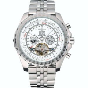 Breitling Mulliner Tourbillon,steel, white dial