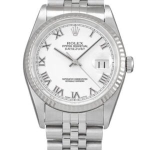 Rolex Datejust 31 mm EW Factory Swiss ETA 2824-2 Movement steel white dial roman markers