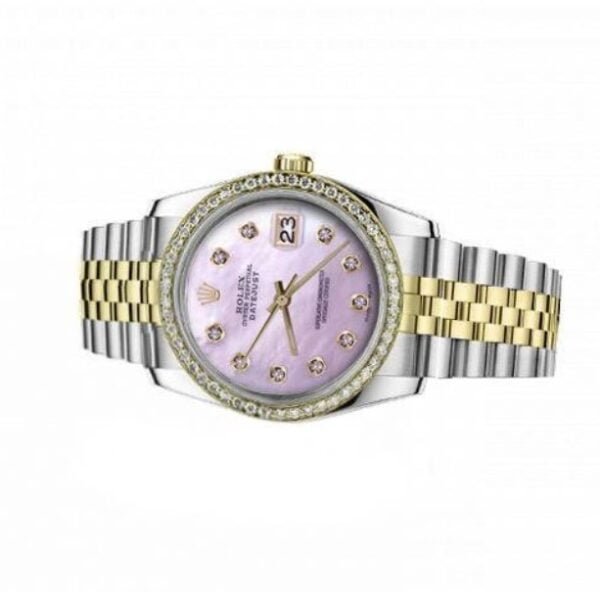 Rolex Datejust 36mm Pink MOP Bezel Replica - Image 2