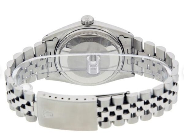 Rolex Datejust 41mm Steel Grey Roman Replica - Image 2