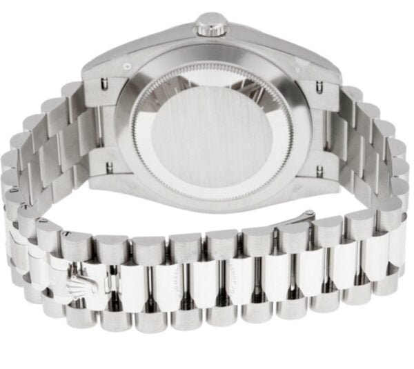 Rolex Day Date 36mm Silver Roman Replica - Image 2
