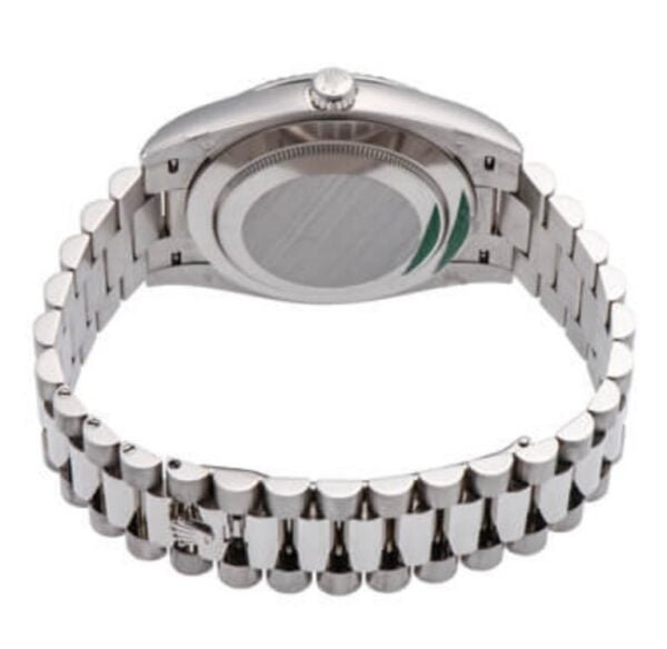 Rolex Day Date 36mm Platinum Ice Blue Replica - Image 4