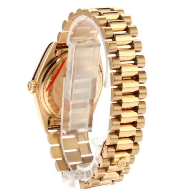 Rolex Day Date 36mm Yellow Gold Onyx Replica - Image 2