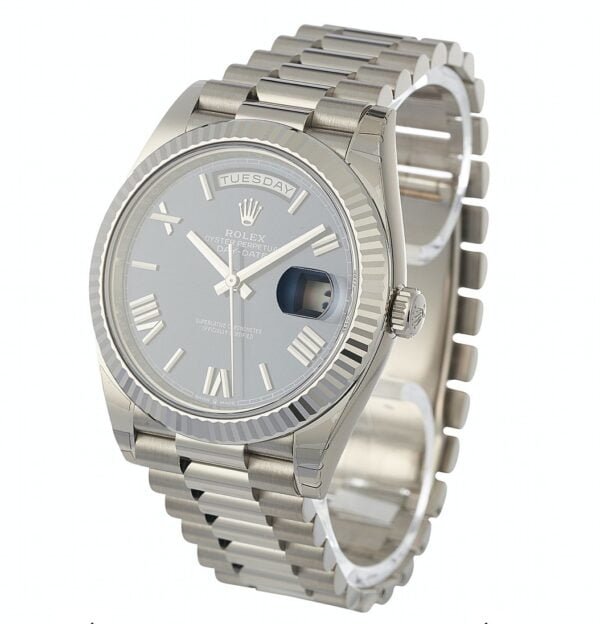 Rolex Day Date 40mm Steel Blue Replica - Image 2