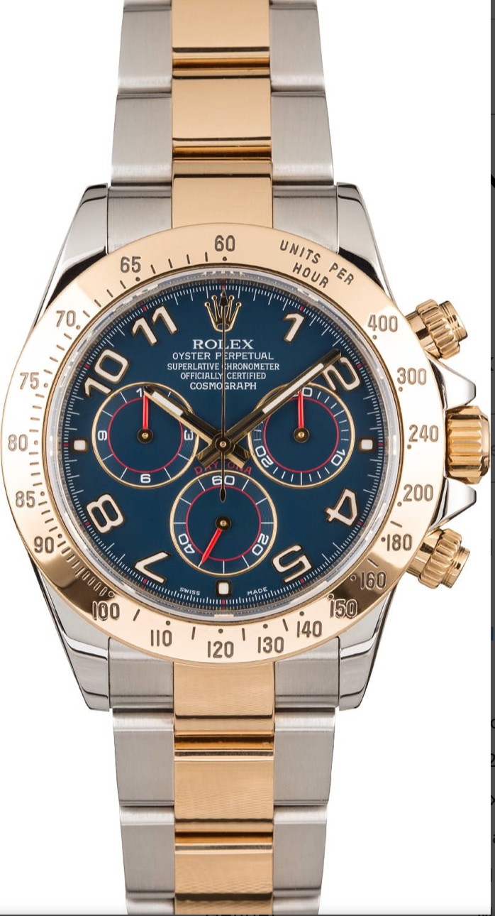 Rolex Daytona JF Factory Swiss ETA steel gold arabic dial - Watches