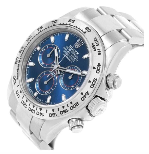 Rolex Daytona 40mm Steel Blue Replica - Image 2