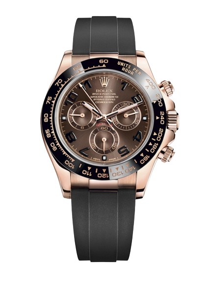 Rolex Daytona JF Factory Swiss ETA Movement rose gold chocolate dial ...