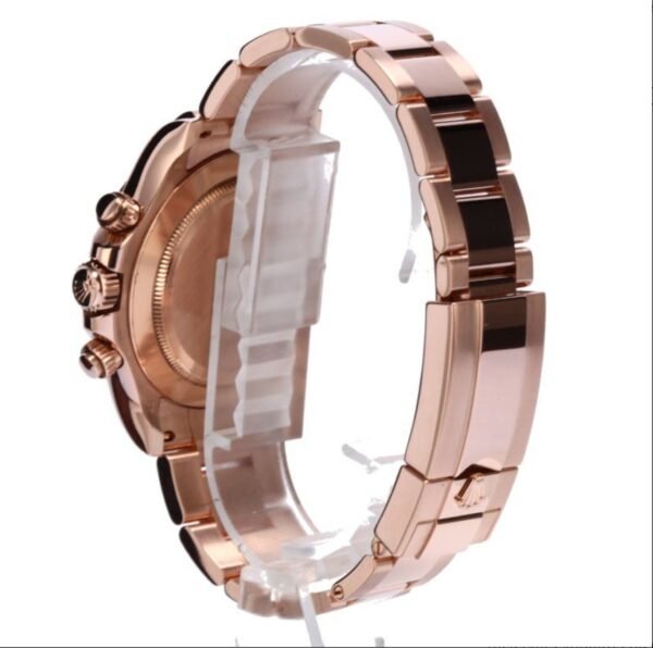 Rolex Daytona 40mm Rose Gold Panda Replica - Image 2