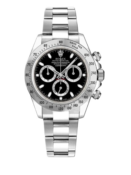 Rolex Factory Swiss ETA Movement steel black dial - Perfect Replica Watches