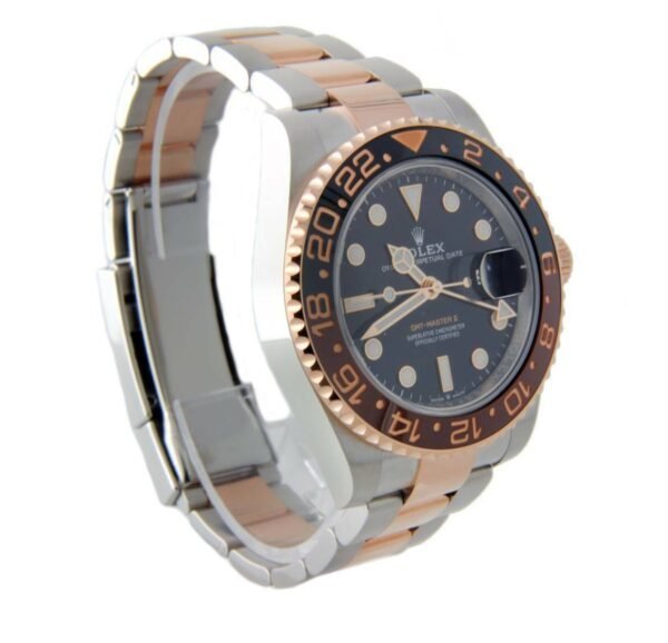Rolex GMT Master II Rose Gold Root Beer Replica - Image 2