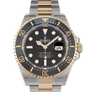 Rolex Sea Dweller, two tone, black dial