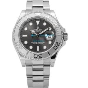 Rolex Yachtmaster, steel dark rhodium dial