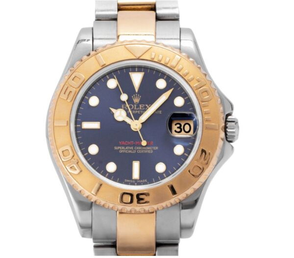 Rolex Yachtmaster steel and gold, blue dial
