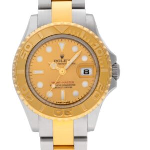 Rolex Yachtmaster, two tone, gold dial